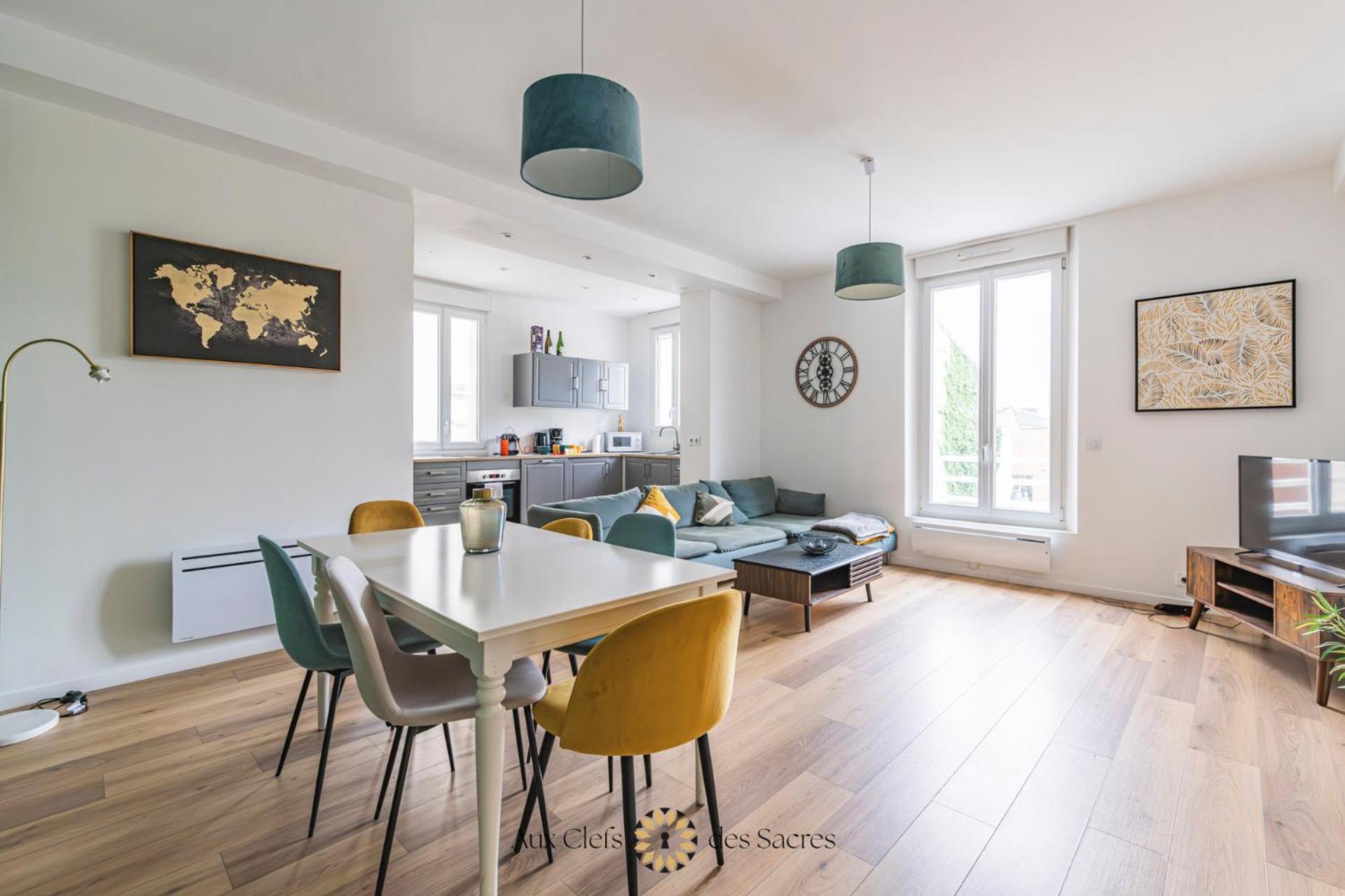 Ponsardin #55 spacieux appartement 3 ch 6 couchages Reims Extérieur photo